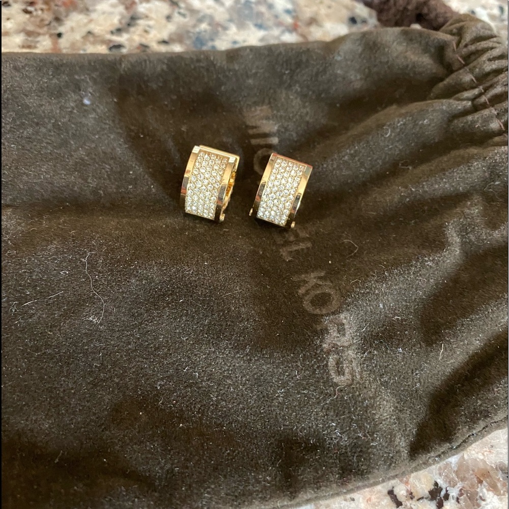 Michael Kors Huggie earrings